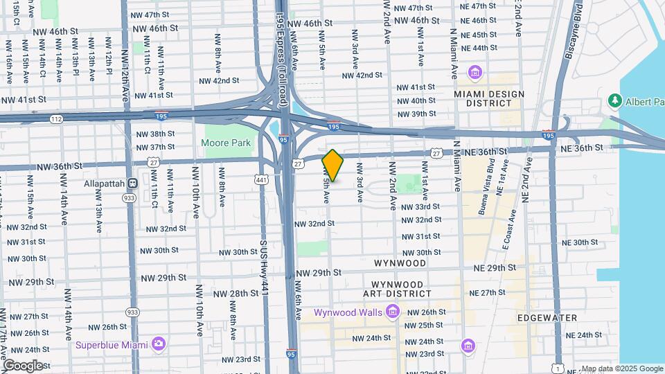435 - 437 NW 34th St Mapa y Detalles de la Ubicación