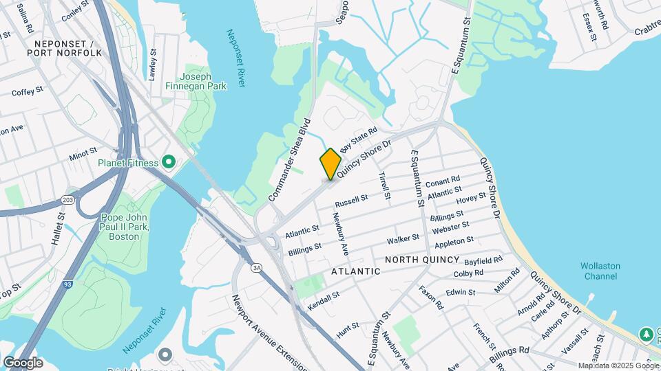 185 Quincy Shore Dr-Unit -A25 Map and Location Details