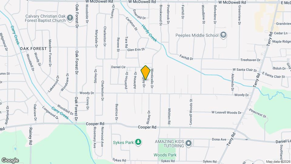 3152 Bilgray Dr Map and Location Details