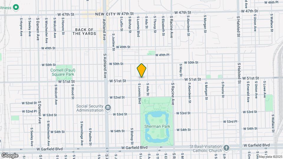 1352-1354 W 51st St Mapa y Detalles de la Ubicación