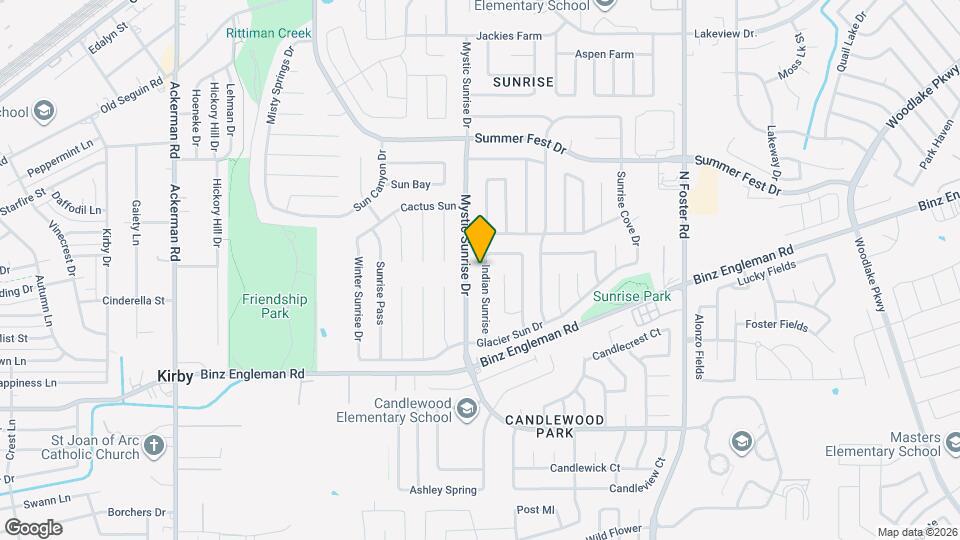 4047 Indian Sunrise Map and Location Details