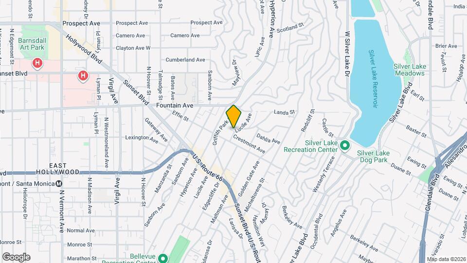 1729 Lucile Ave Map and Location Details
