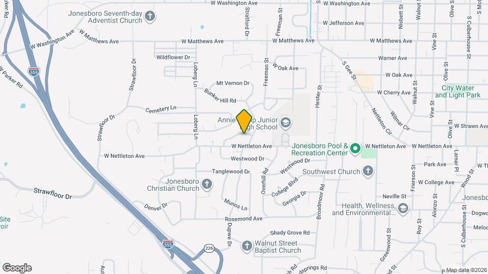 2003 Cenwood Dr Mapa y Detalles de la Ubicación