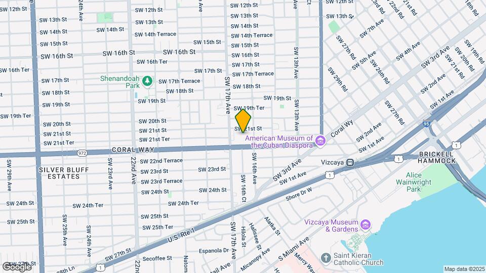Coral Way Gardens Mapa y Detalles de la Ubicación