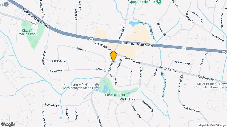 3413 Centennial Ln Map and Location Details
