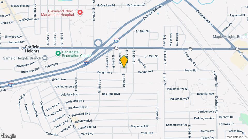 5416 E 134th St Map and Location Details