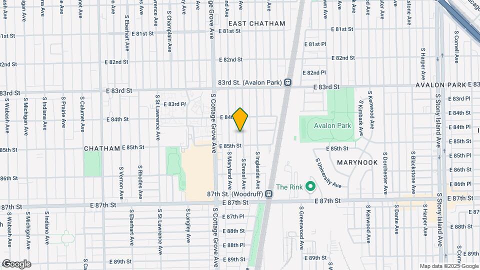 8438 S Drexel Ave Mapa y Detalles de la Ubicación