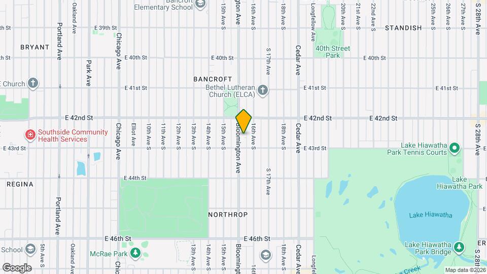 4231 Bloomington Ave Map and Location Details