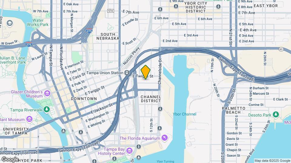 1208 E Kennedy Blvd, Unit Exclusive Designer Condo Map and Location Details