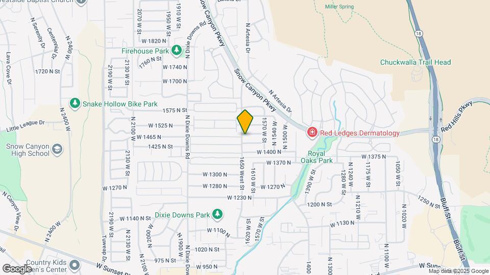 1643 W 1470 N Map and Location Details