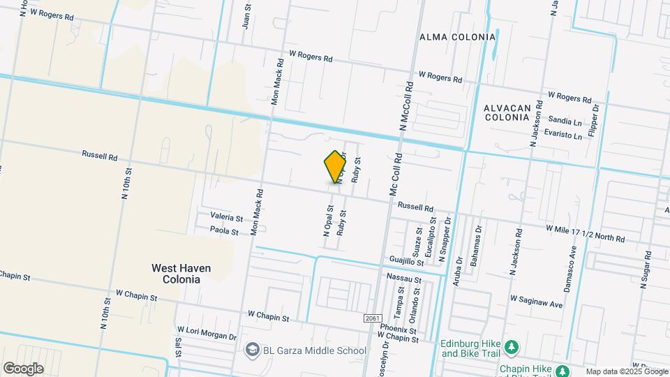 2201 N Woody St Map and Location Details