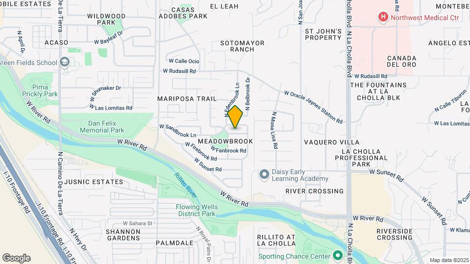 2560 W Tenbrook Way Map and Location Details
