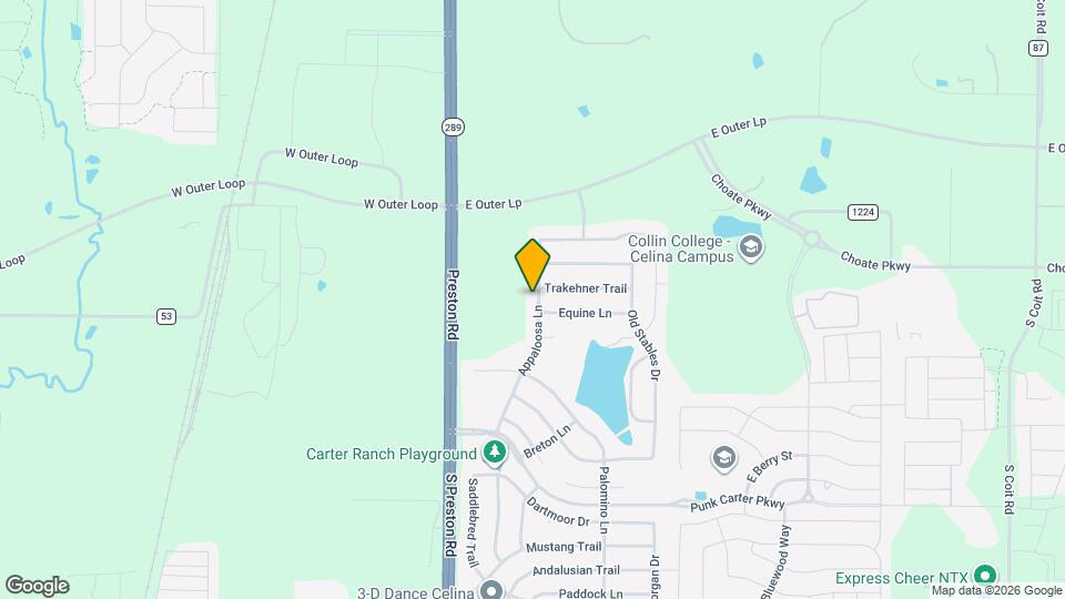 2527 Appaloosa Ln Map and Location Details