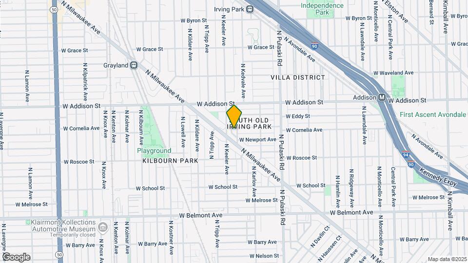 3450-3470 N Kedvale Ave Map and Location Details