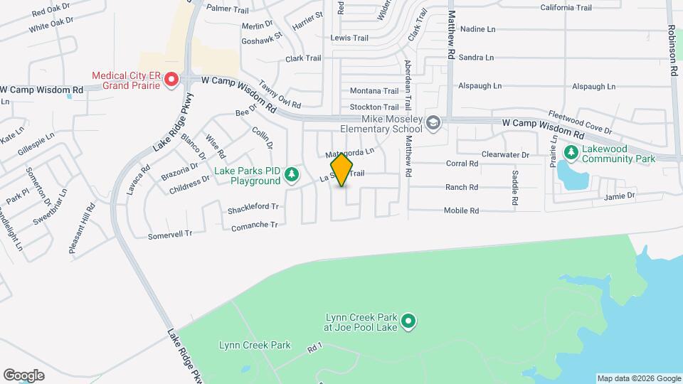 5423 Sabine Ln Map and Location Details