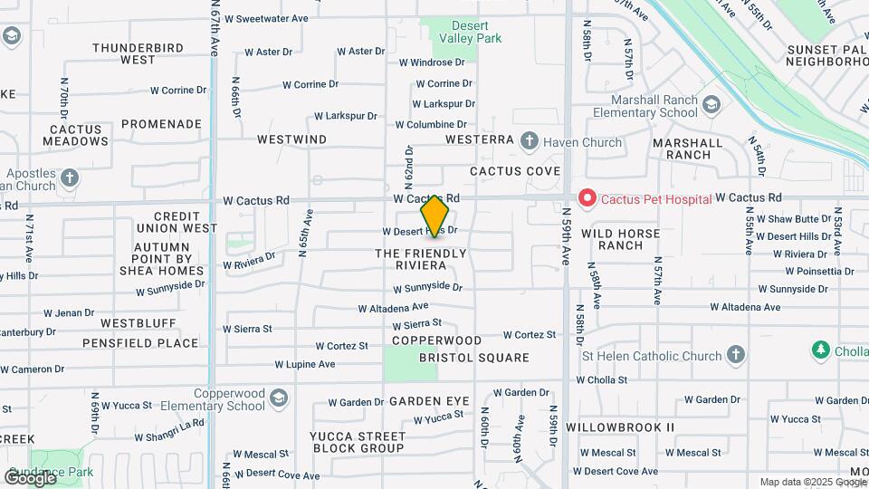 6134 W Riviera Dr Map and Location Details