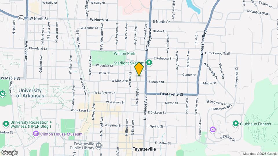 40 E Maple St Map and Location Details