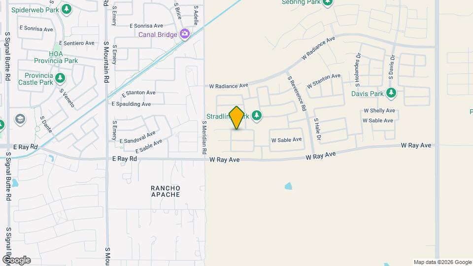 3241 W Shanley Ave Map and Location Details