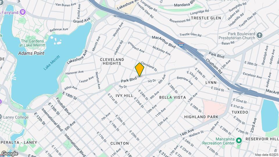 2460 Park Blvd Mapa y Detalles de la Ubicación