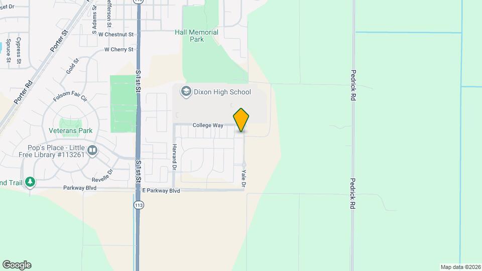 1160 Yale Dr Map and Location Details