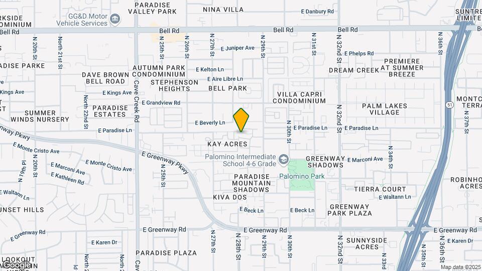 Palomino Point Fourplex Map and Location Details