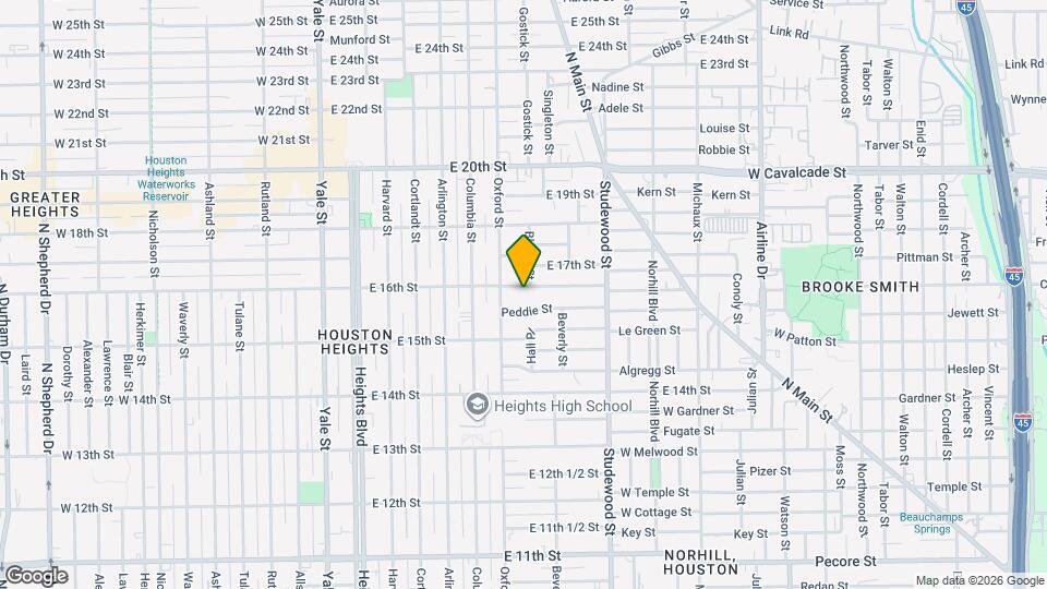 618 E 16th St Map and Location Details