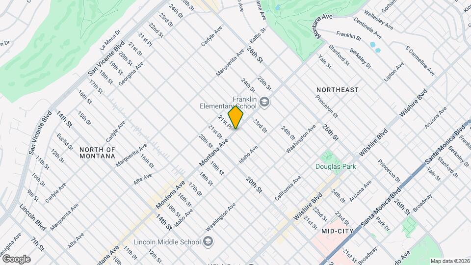 2122 Montana Ave, Unit 2122 Map and Location Details