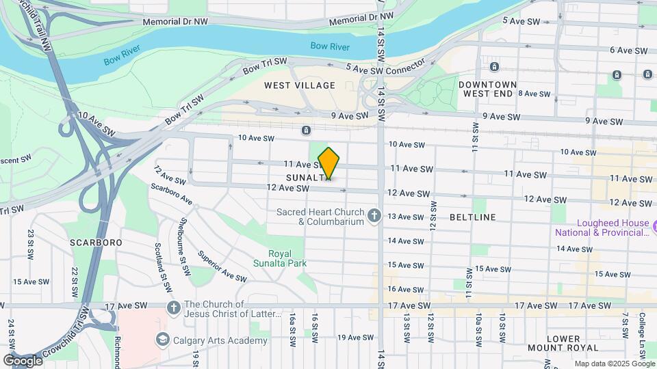 1620 12th Ave SW Map and Location Details