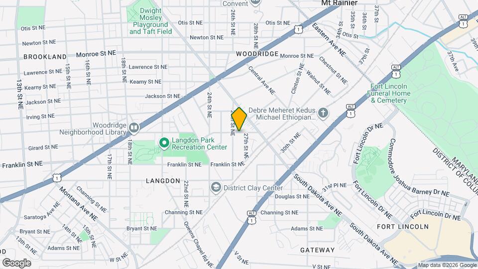 2603 Hamlin St NE Mapa y Detalles de la Ubicación