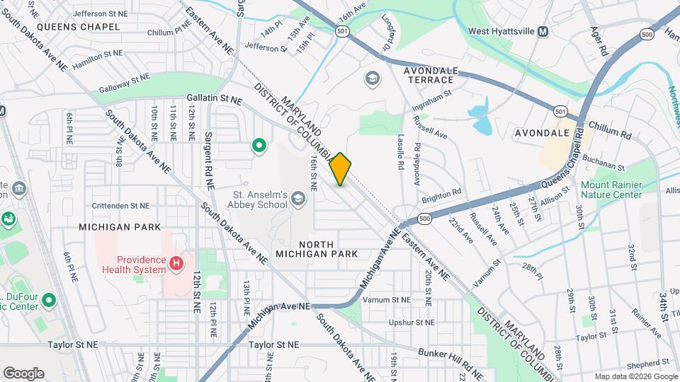4837 Queens Chapel Terrace NE Map and Location Details