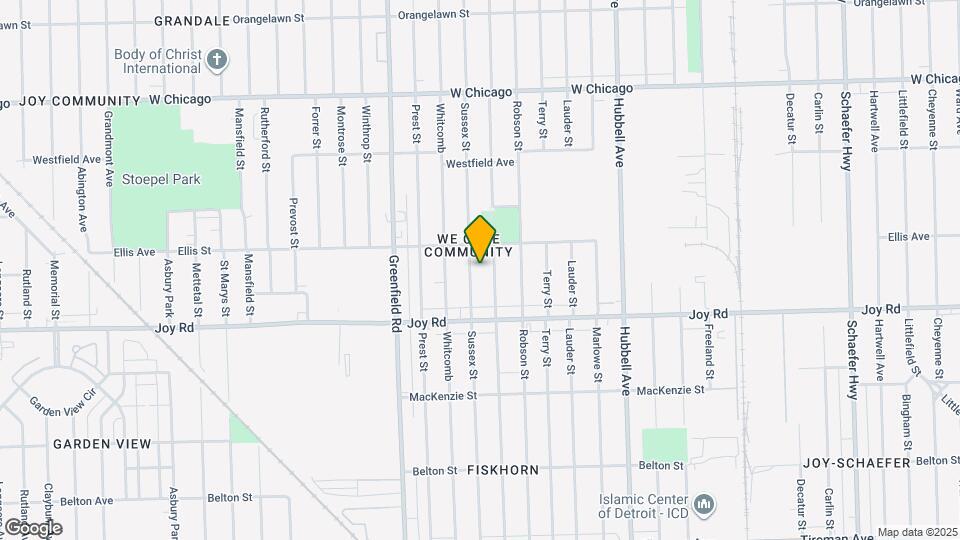 8904 Sussex St Map and Location Details