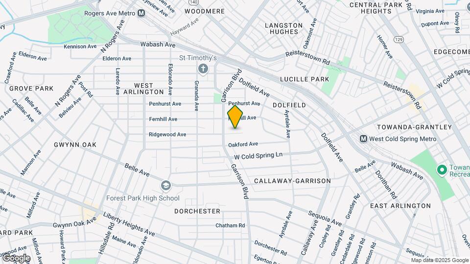 3920 Ridgewood Ave Map and Location Details