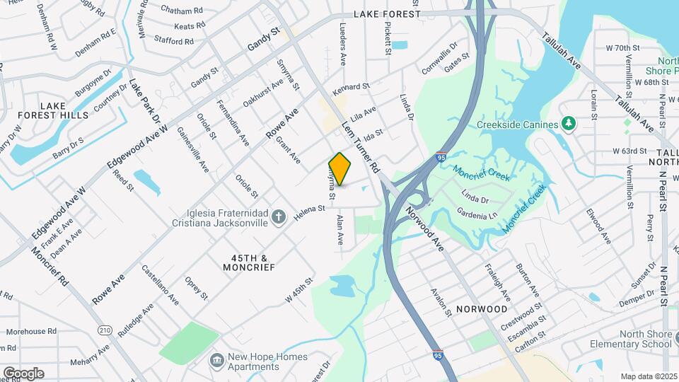 1374 Agnes St Mapa y Detalles de la Ubicación