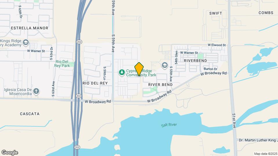 5709 W Atlantis Ave Map and Location Details