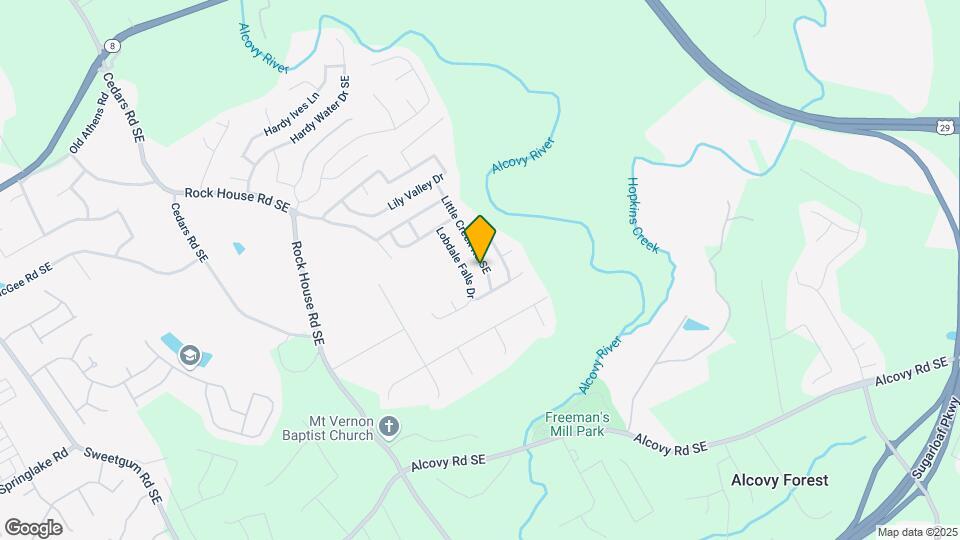 465 Little Creek Rd SE Mapa y Detalles de la Ubicación
