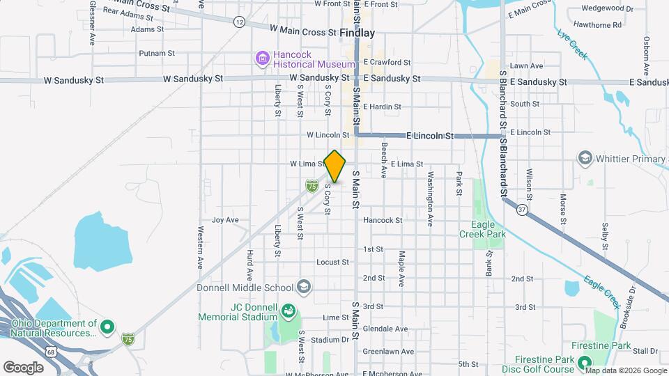 833 S Cory St, Unit 4 Mapa y Detalles de la Ubicación
