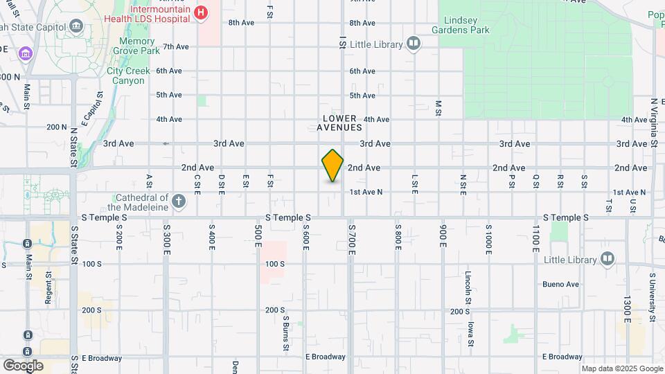 First Avenue Apartments Map and Location Details