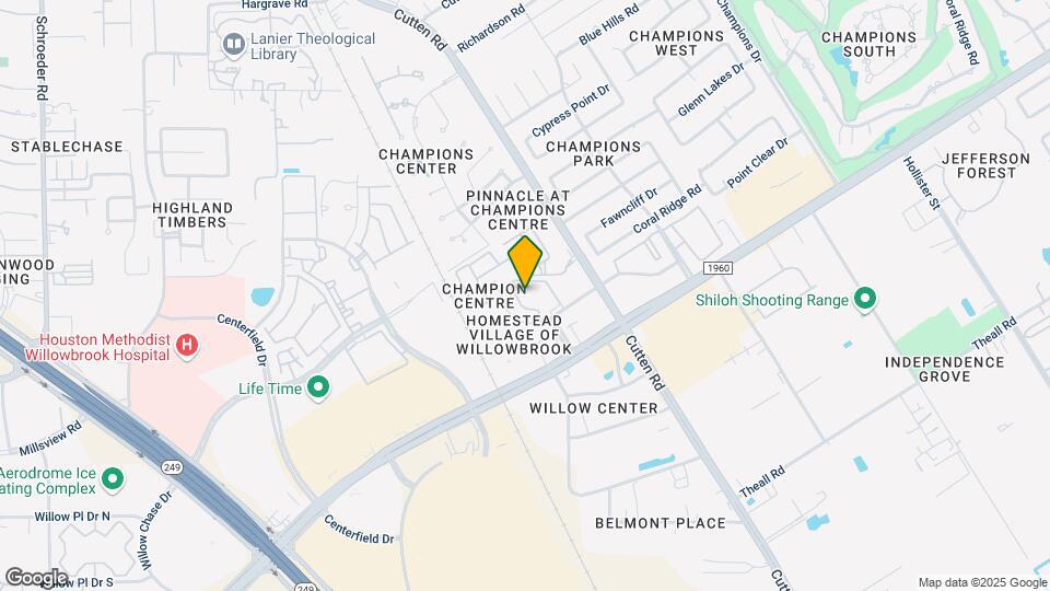 Champions Centre Map and Location Details