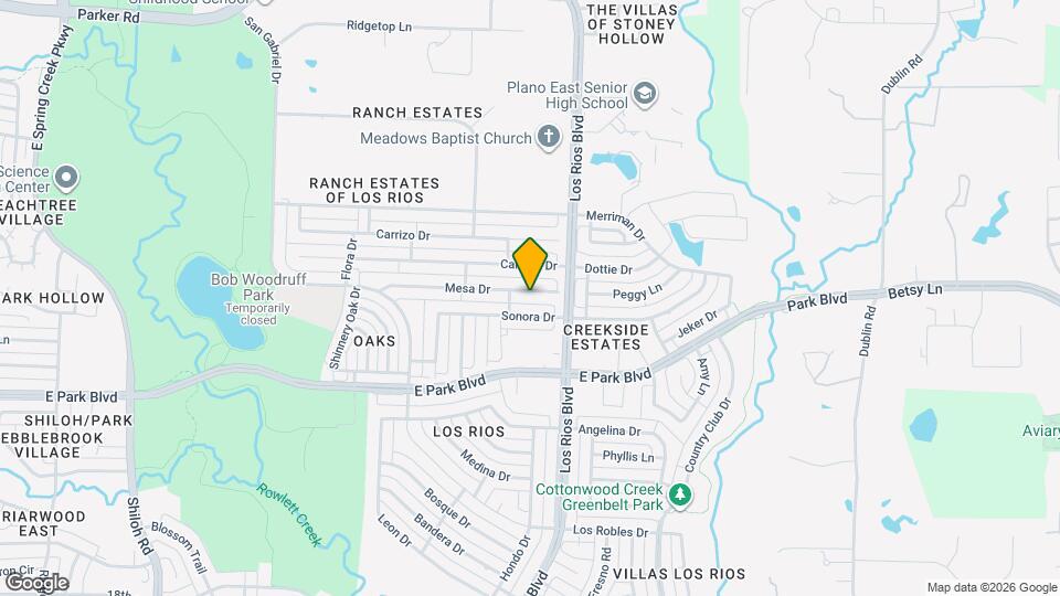 4108 Mesa Dr Map and Location Details