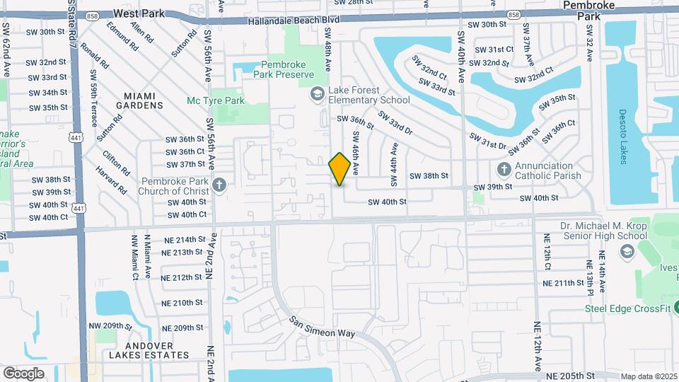 3900 SW 47th Ave Map and Location Details