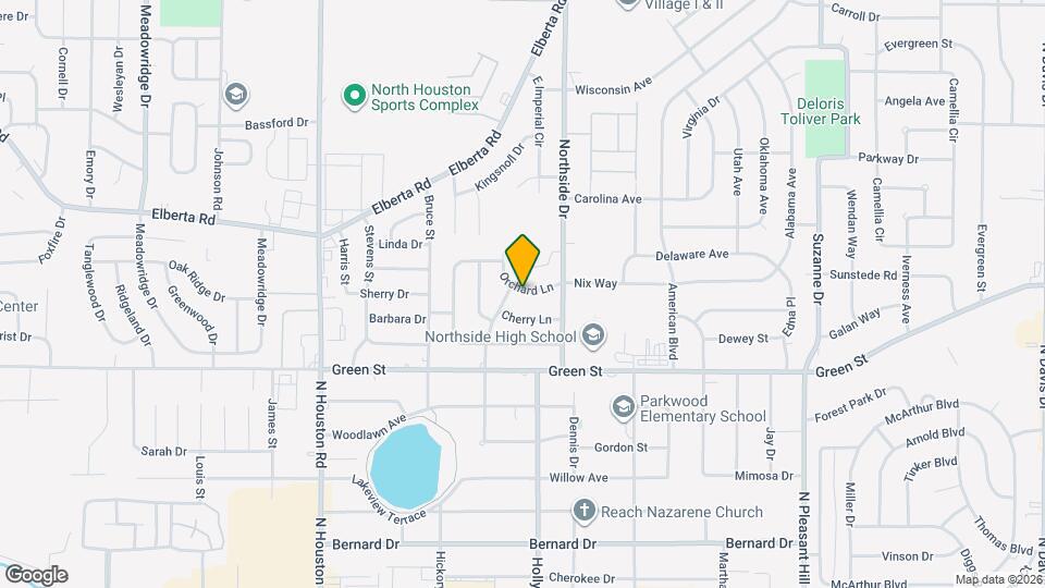 311 Orchard Ln Map and Location Details