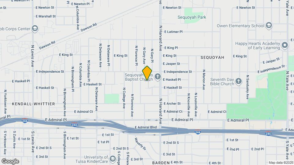 718 N Gary Pl Map and Location Details