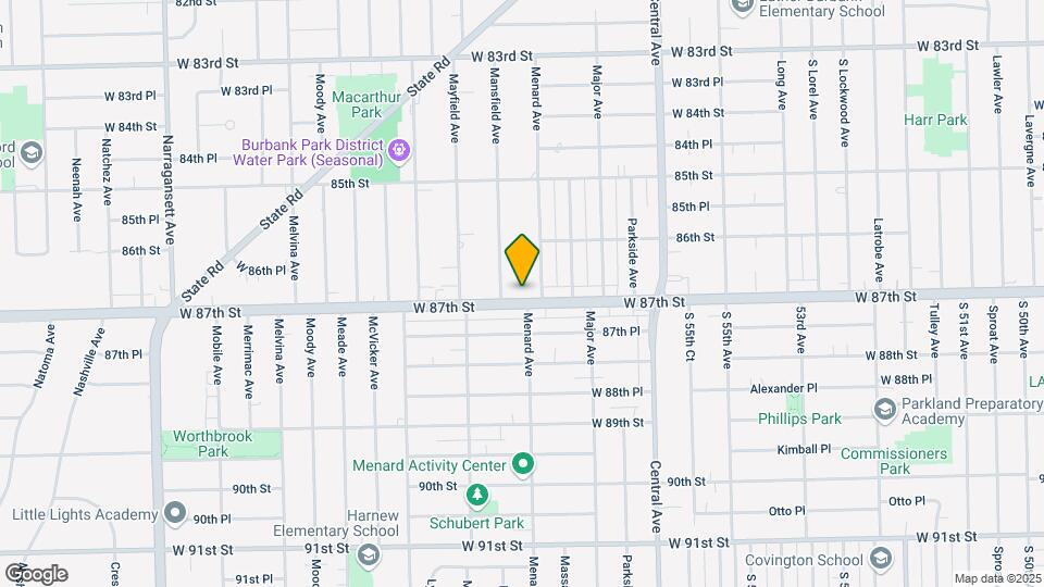 5810 W 87th St Map and Location Details