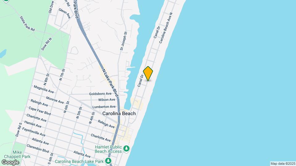 504 N Carolina Beach Ave Mapa y Detalles de la Ubicación