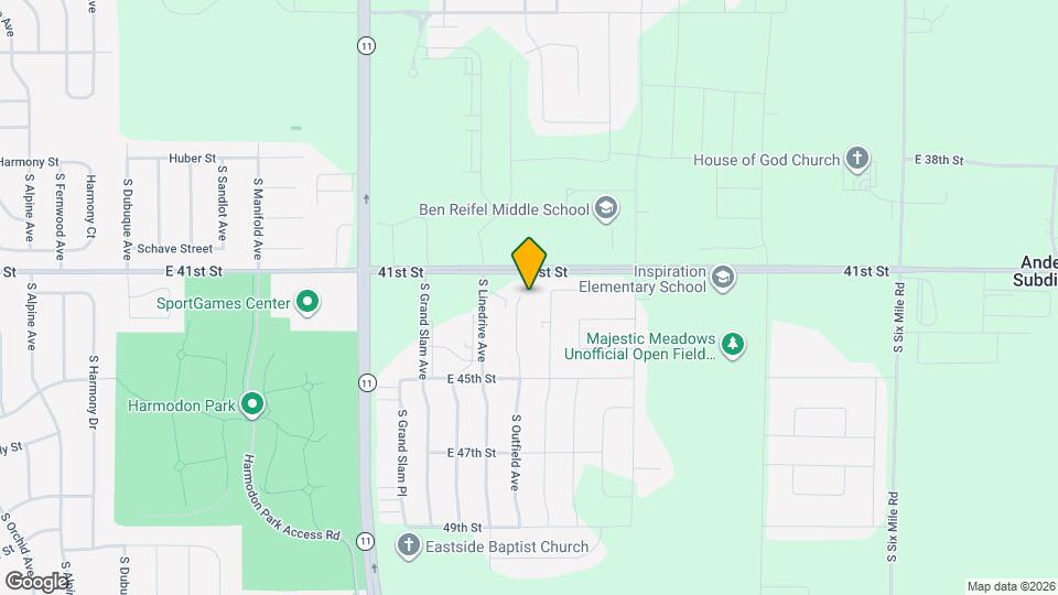 3508 S Outfield Cir Map and Location Details