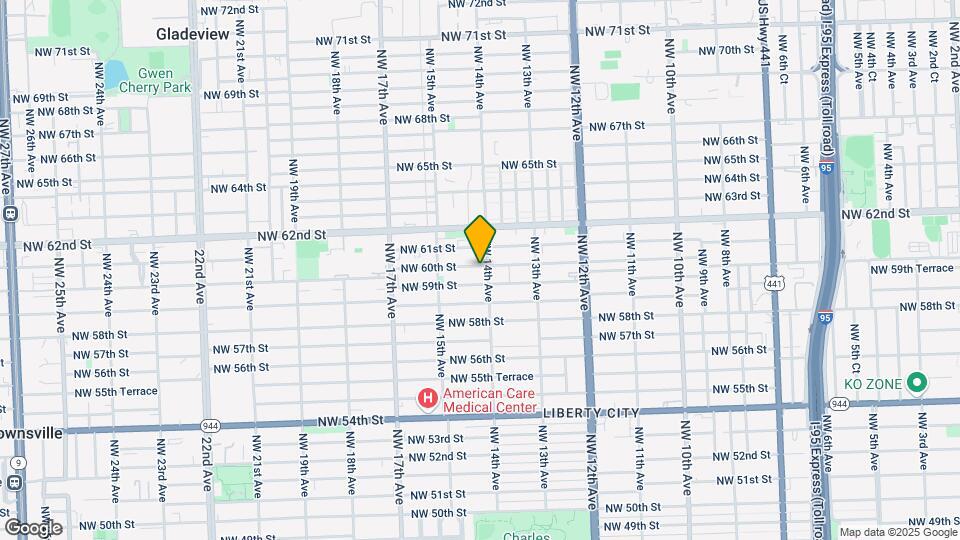 1404 NW 60th St Map and Location Details