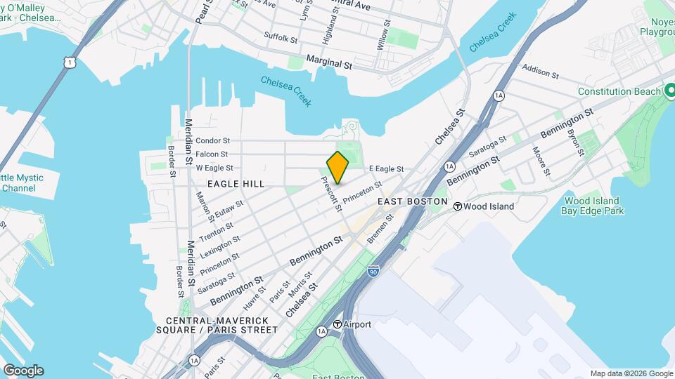 261 Lexington St Map and Location Details