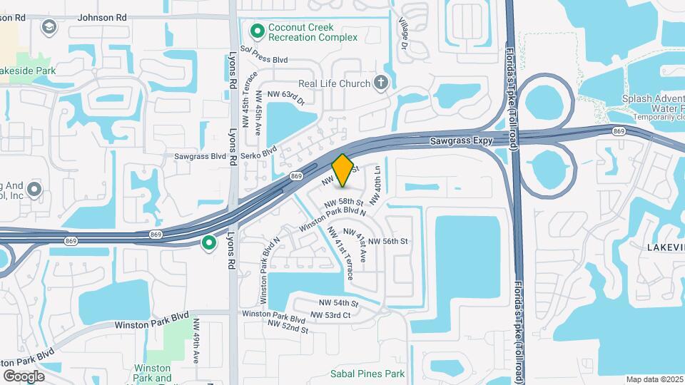 4142 NW 58th Dr Map and Location Details