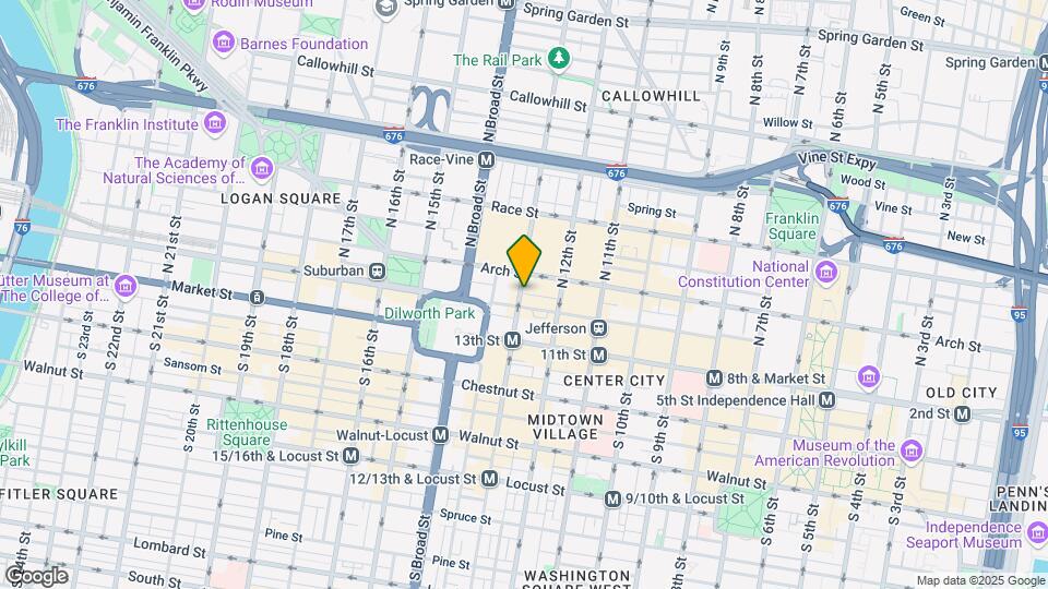 45 N 13th St Mapa y Detalles de la Ubicación
