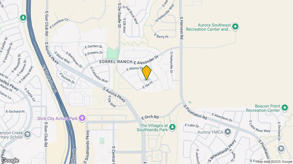 5742 S Flat Rock Way Map and Location Details